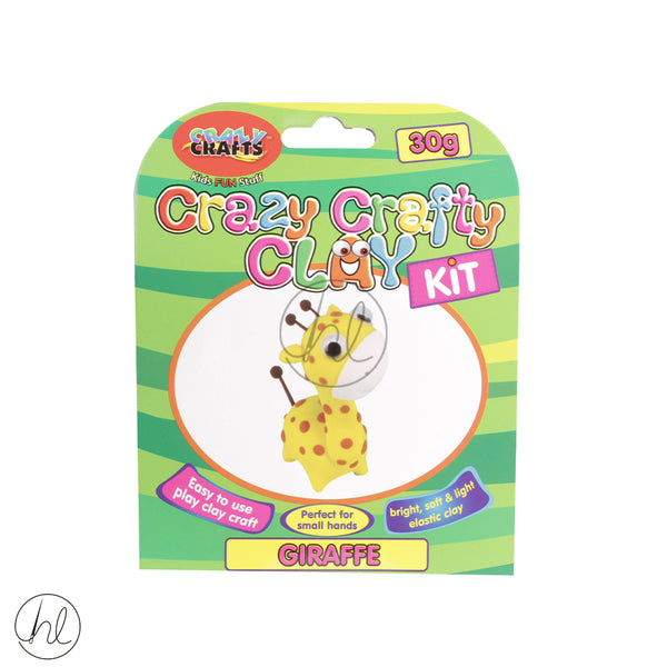 CRAZY CRAFT CLAY KIT GIRAFFE CK30