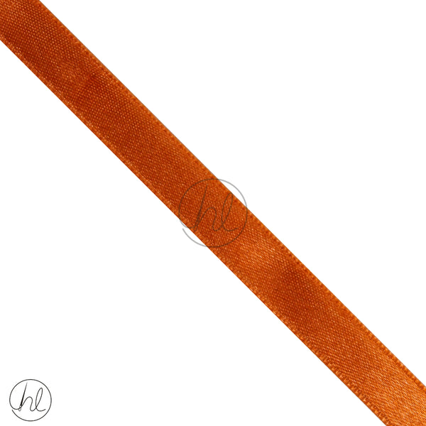 PLAIN SATIN RIBBON 30M (10MM) BURN ORANGE