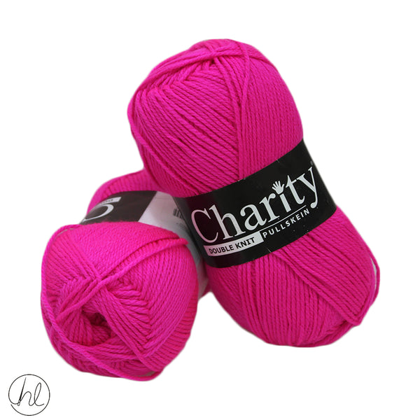 CHARITY PULLSKEIN DOUBLE KNIT 100G CERISE