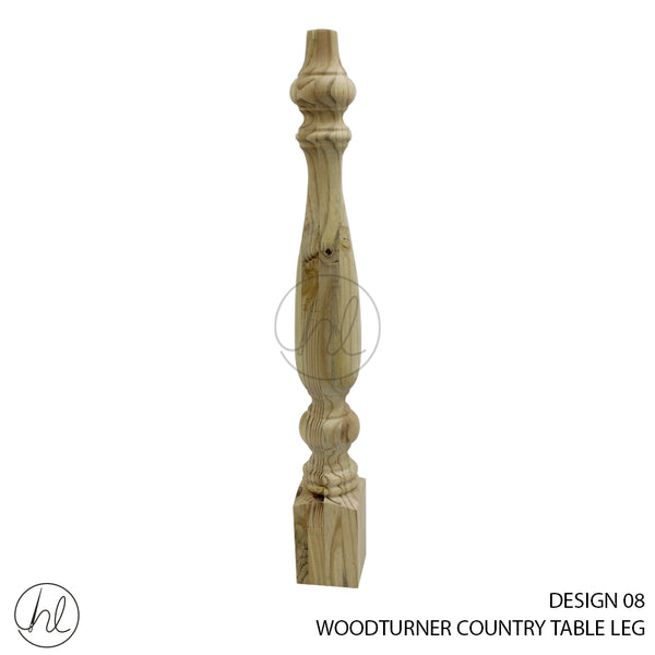 THE WOODTURNER COUNTRY TABLE LEG (750X90) (TW33)