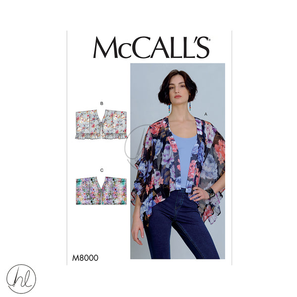 MCCALL'S PATTERN (M8000)