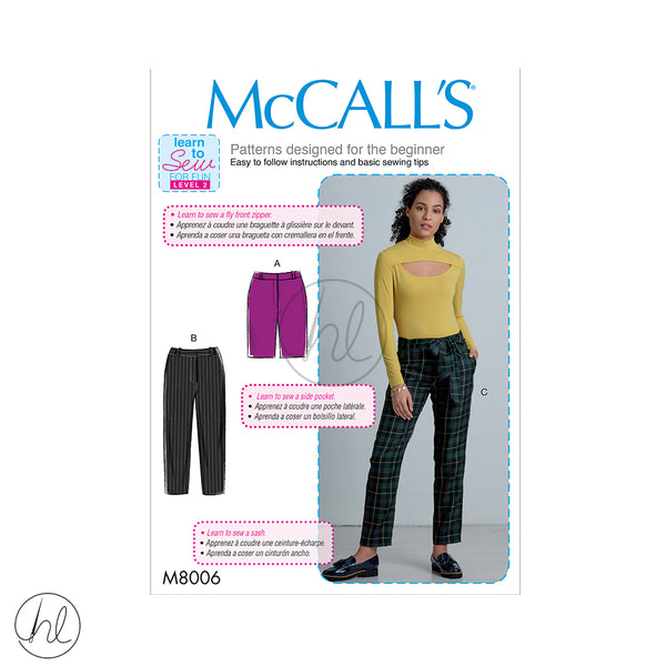 MCCALL'S PATTERN (M8006)