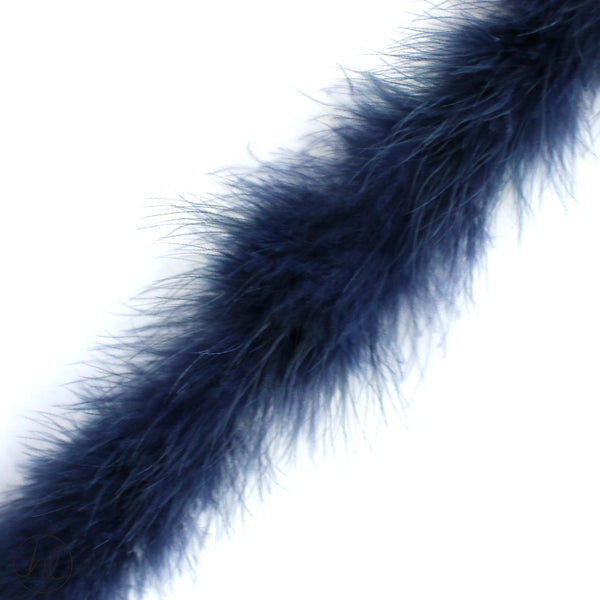 ASSORTED MARIBOU FEATHERS (P/METRE) NAVY