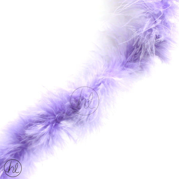 ASSORTED MARIBOU FEATHERS (P/METRE) LILAC