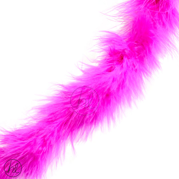 ASSORTED MARIBOU FEATHERS (P/METRE) MAGENTA