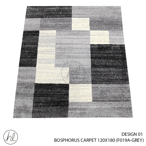 BOSPHORUS CARPET (120X180) (DESIGN 01) (GREY)