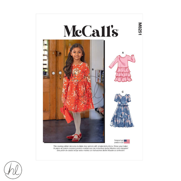 MCCALL'S PATTERN (M8251)