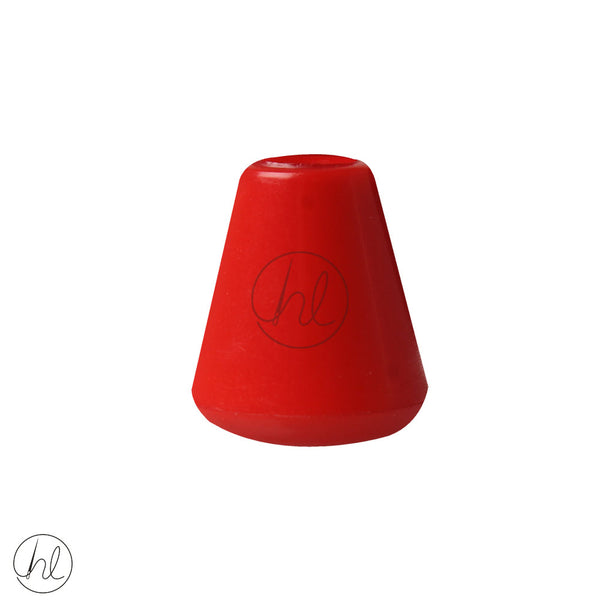 CORD END RED CONE (2) (15MM)