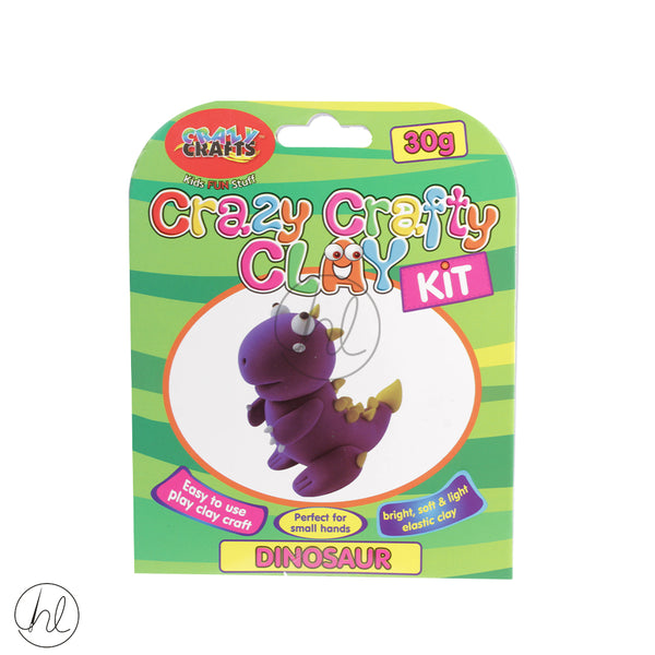 CRAZY CRAFT CLAY KIT DINOSAUR CK30