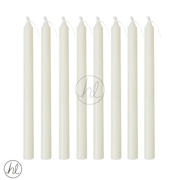 8 PIECE TAPERED CANDLES