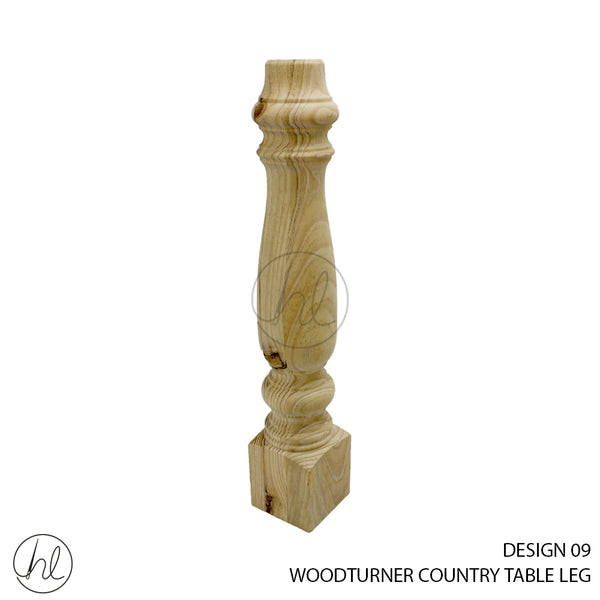 THE WOODTURNER COUNTRY TABLE LEG (750X130) TW34