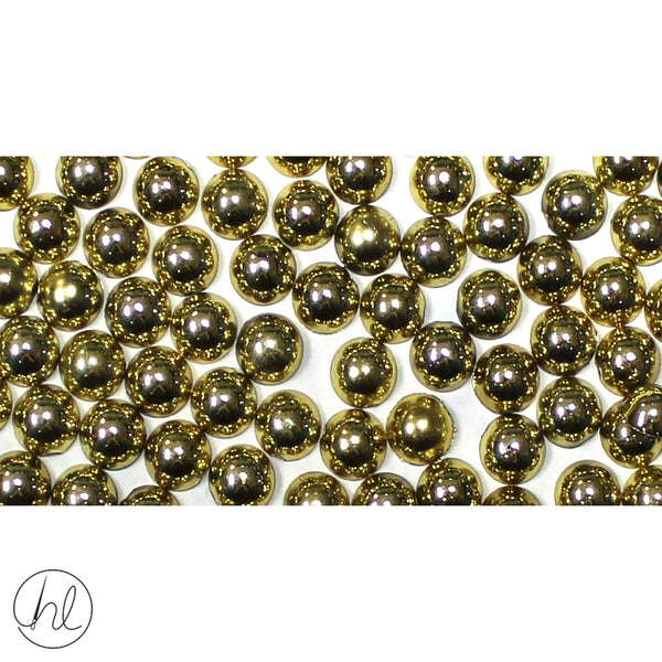 FANCY BEADS FBA-6MM (COL-GOLD) (+-10G P/PACK)