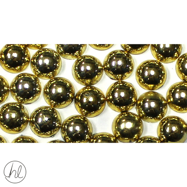 FANCY BEADS FBA-8MM (COL-GOLD) (+-10G P/PACK)