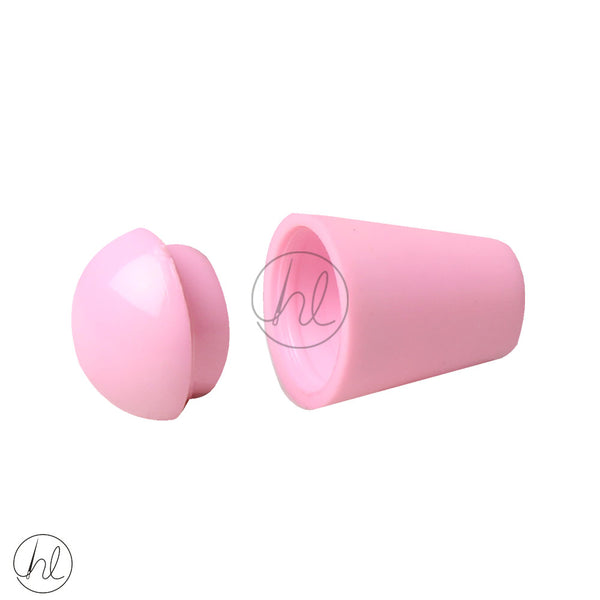 CORD END WITH CAP PINK CONE 033-106 (17MM)