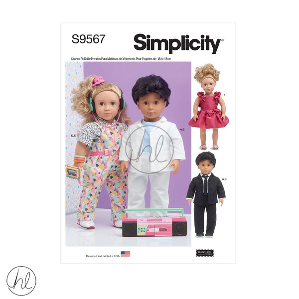 SIMPLICITY PATTERNS S9567