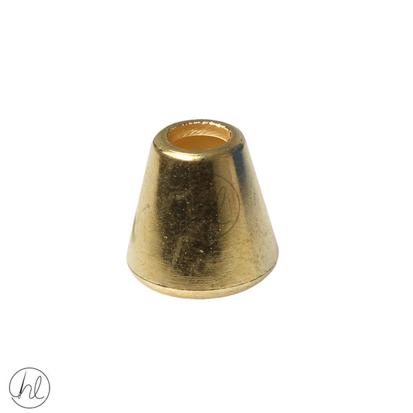 CORD END GOLD CONE 033-108 (15MM)