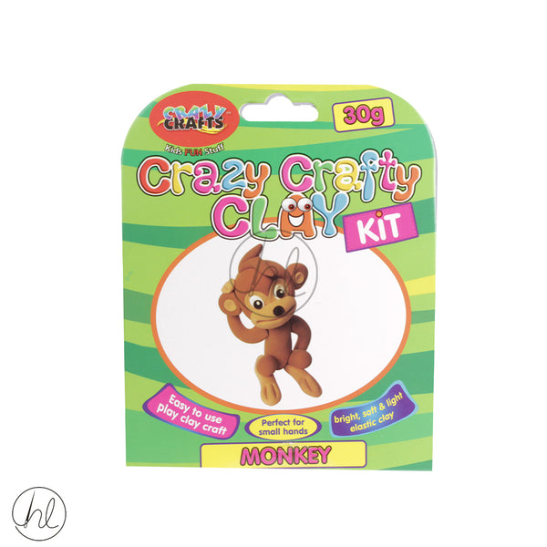 CRAZY CRAFT CLAY KIT MONKEY CK30