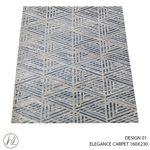 ELEGANCE CARPET (160X230) (DESIGN 01) BLUE