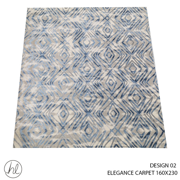 ELEGANCE CARPET (160X230) (DESIGN 02) BLUE