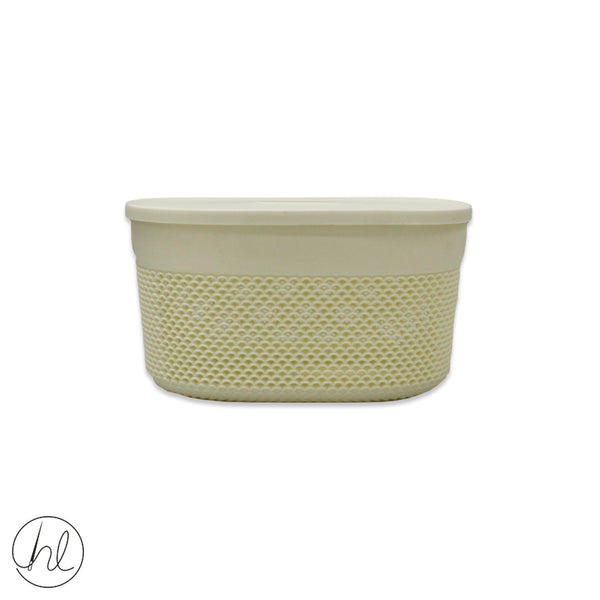 BASKET WITH LID (ABY-1372) - SMALL
