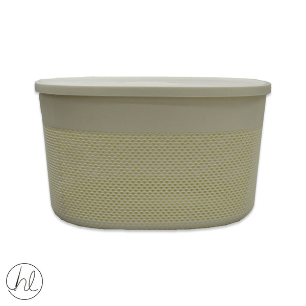 BASKET WITH LID (ABY-1374) - LARGE