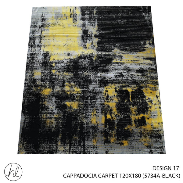 CAPPADOCIA CARPET 120X180 (DESIGN 17) (BLACK)