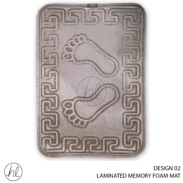 LAMINATED MEMORY FOAM MAT (40X60) (DESIGN 02)