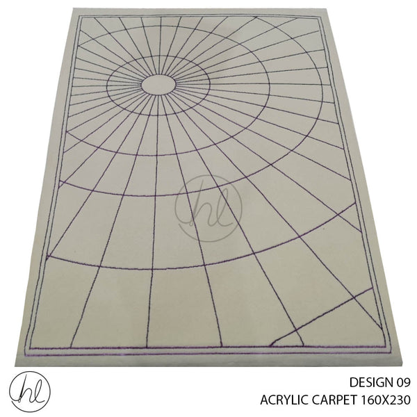 ACRYLIC CARPET (160X230) (DESIGN 09)