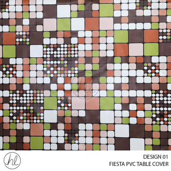 FIESTA PVC TABLE COVER (DESIGN 01) (140CM) (PER M)