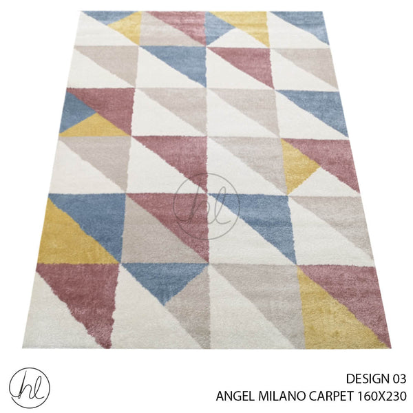 ANGEL MILANO CARPET (160X230) (DESIGN 03) CREAM