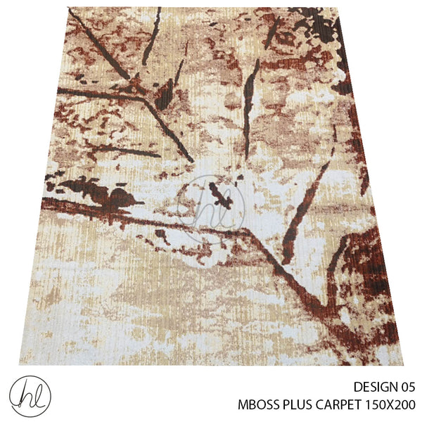MBOSS PLUS CARPET (150X200) (DESIGN 05) RUST