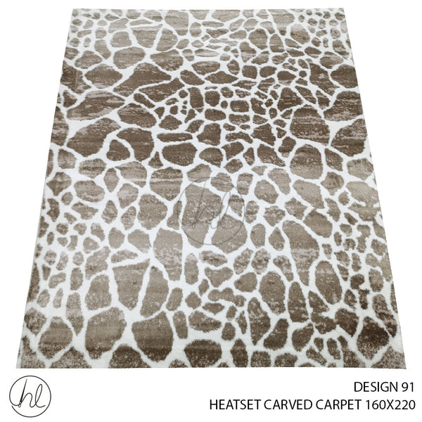 HEATSET CARVED CARPET (160X220) (DESIGN 91)
