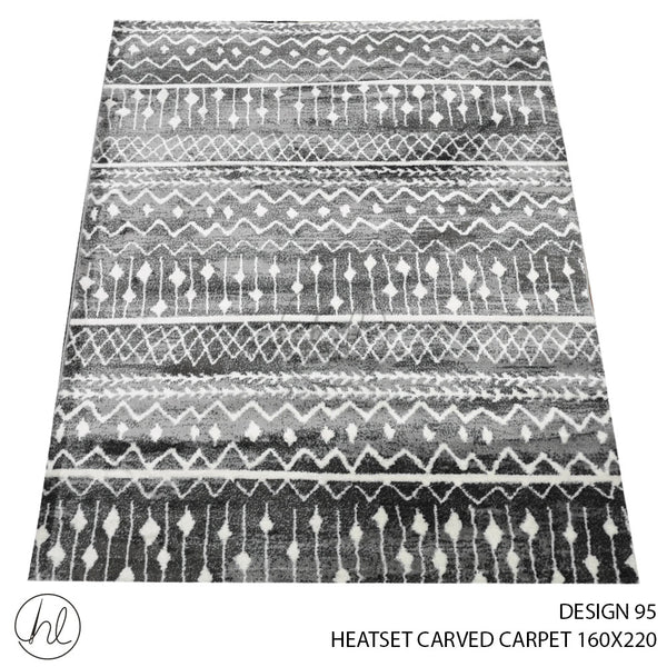 HEATSET CARVED CARPET (160X220) (DESIGN 95)