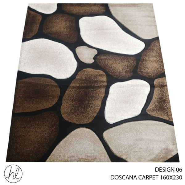 DOSCANA CARPET (160X230) (DESIGN 06) BROWN