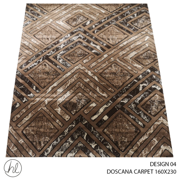 DOSCANA CARPET (160X230) (DESIGN 04) BROWN