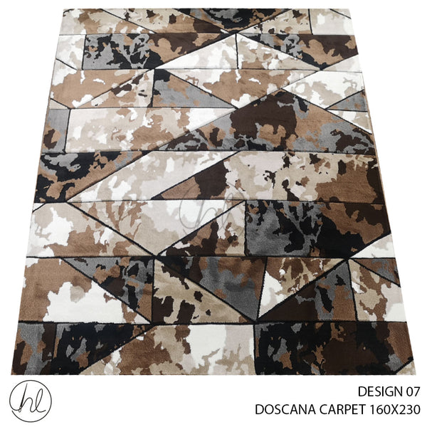 DOSCANA CARPET (160X230) (DESIGN 07) BROWN