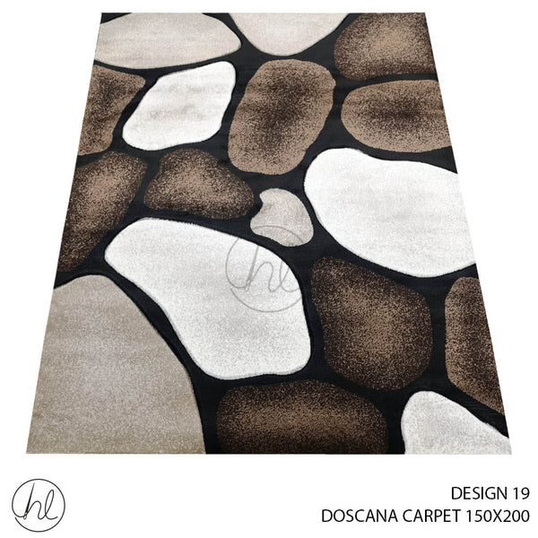 DOSCANA CARPET (150X200) (DESIGN 19) BROWN