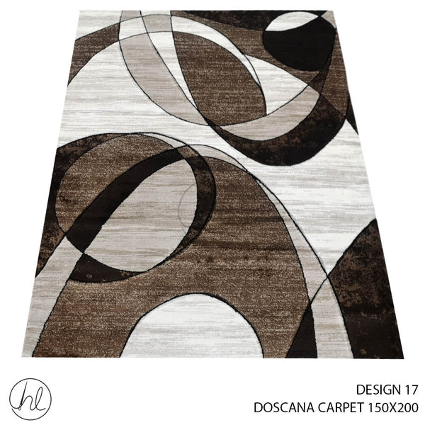 DOSCANA CARPET (150X200) (DESIGN 17) BROWN