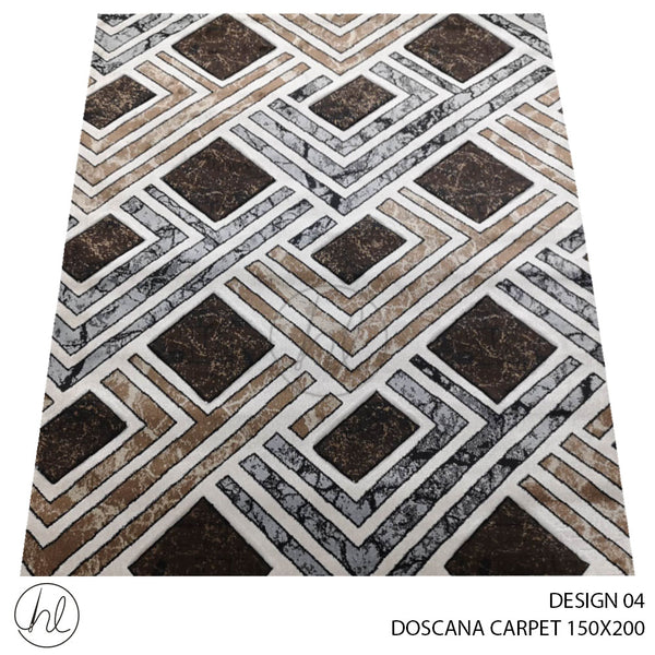 DOSCANA CARPET (150X200) (DESIGN 04) BROWN