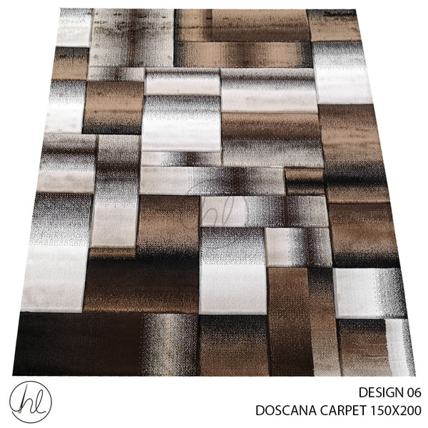 DOSCANA CARPET (150X200) (DESIGN 06) BROWN