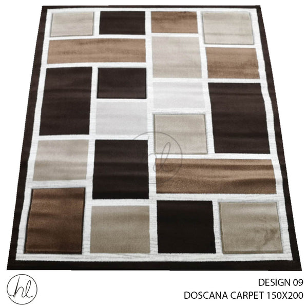 DOSCANA CARPET (150X200) (DESIGN 09) BROWN