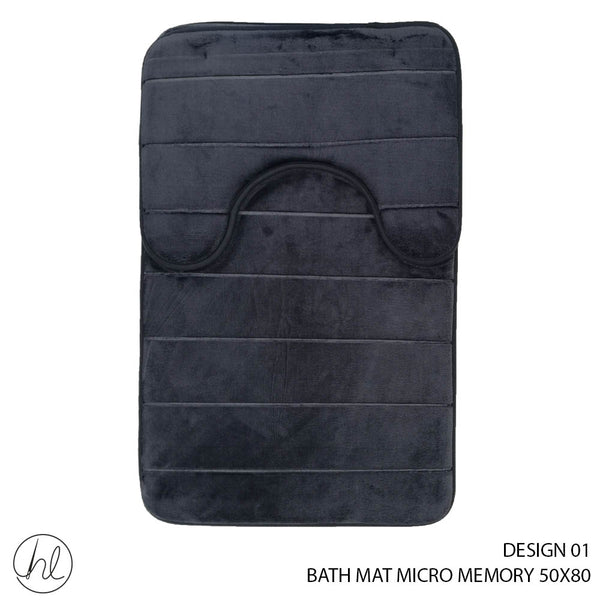 BATH MAT MICRO MEMORY (50X80) (DESIGN 01)