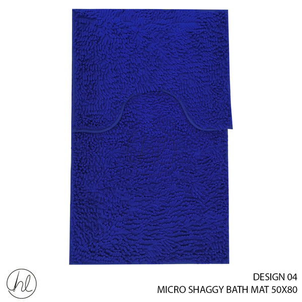 MICRO SHAGGY BATH MAT (50X80) (DESIGN 04)
