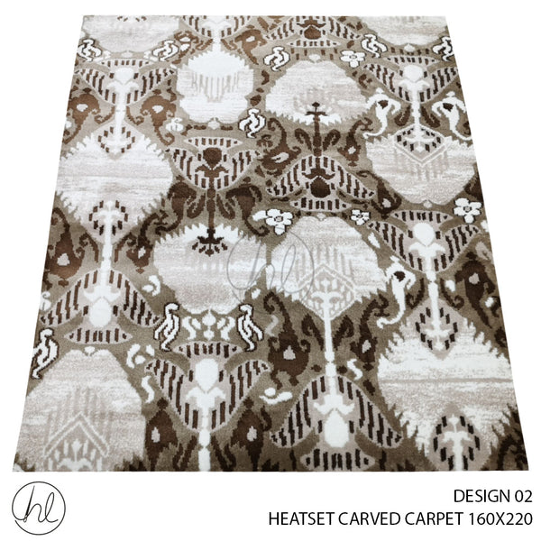 HEATSET CARVED CARPET (160X220) (DESIGN 02)
