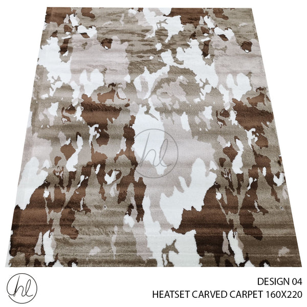 HEATSET CARVED CARPET (160X220) (DESIGN 04)