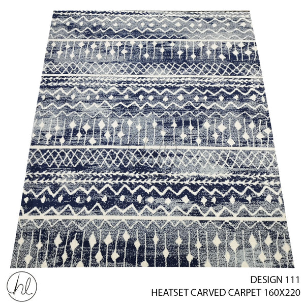 HEATSET CARVED CARPET (160X220) (DESIGN 111)