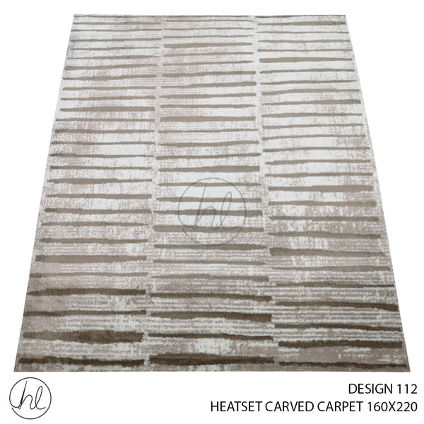 HEATSET CARVED CARPET (160X220) (DESIGN 112)