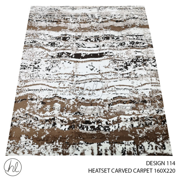 HEATSET CARVED CARPET (160X220) (DESIGN 114)