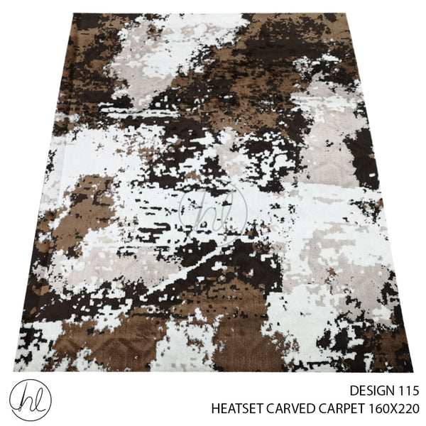 HEATSET CARVED CARPET (160X220) (DESIGN 115)