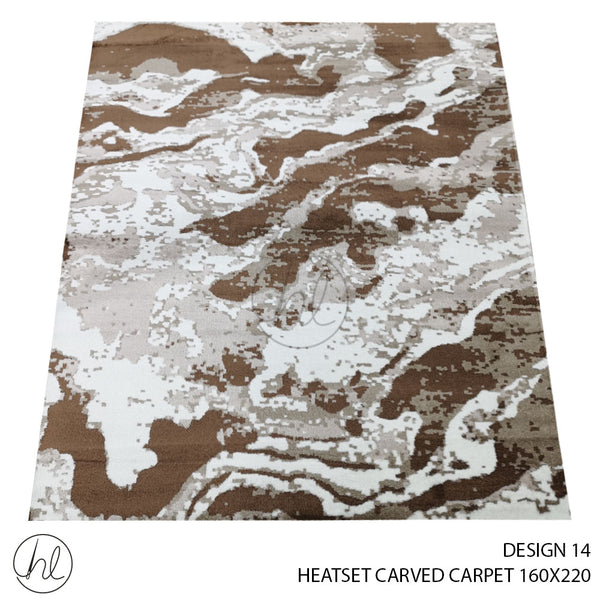 HEATSET CARVED CARPET (160X220) (DESIGN 14)